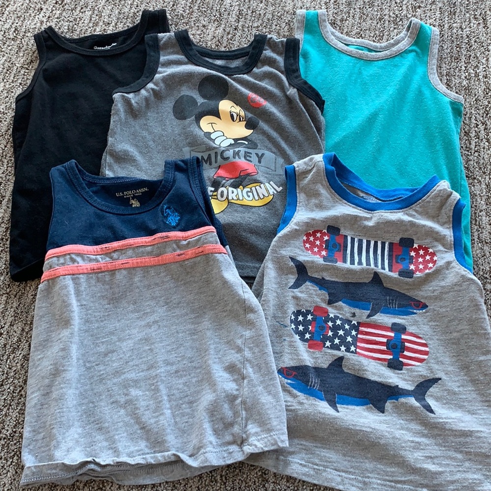 Great tanks for boys 3T. Disney, Old Navy, Polo